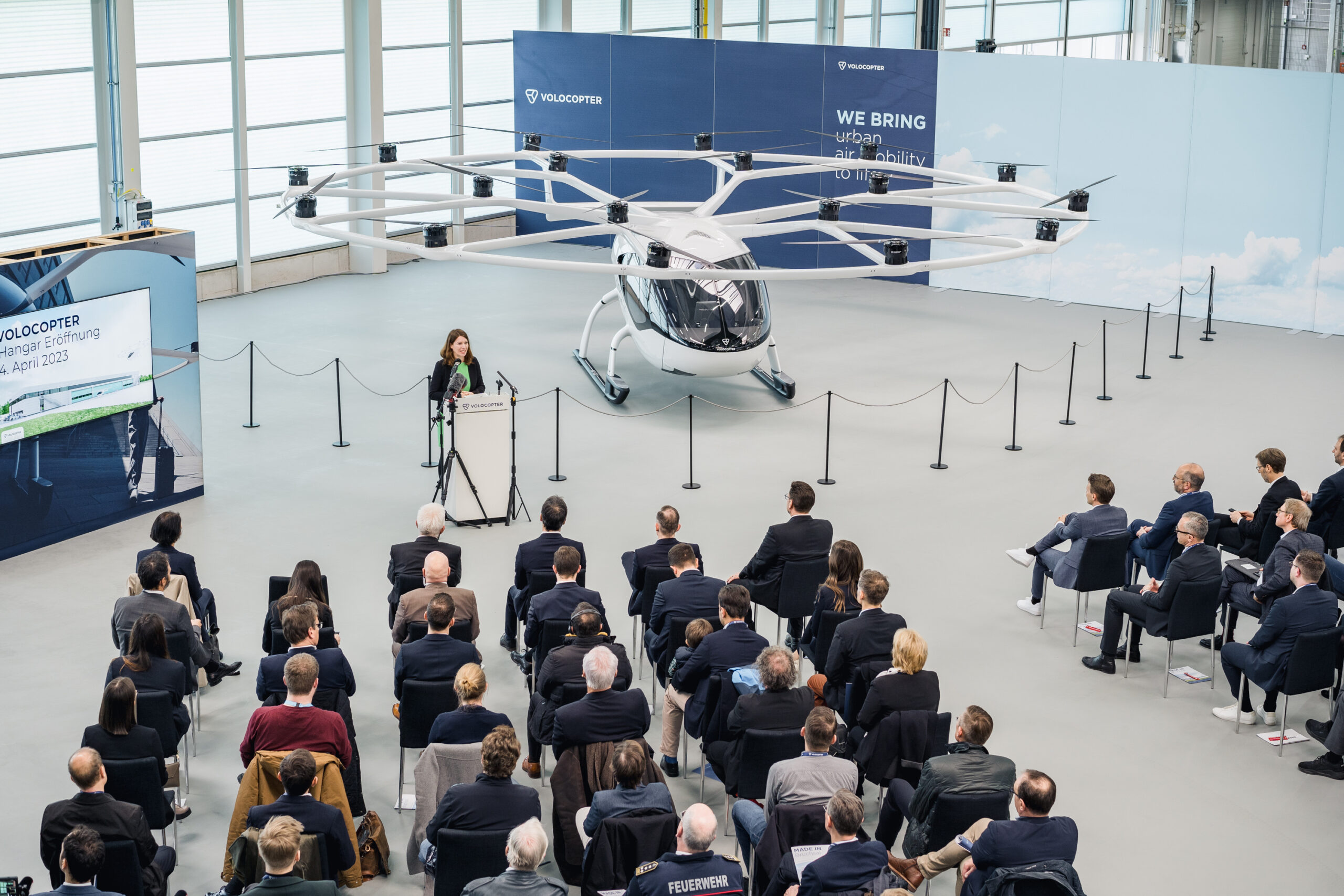 Volocopter Unveils New Hangar for Final Assembly & Flight Tests