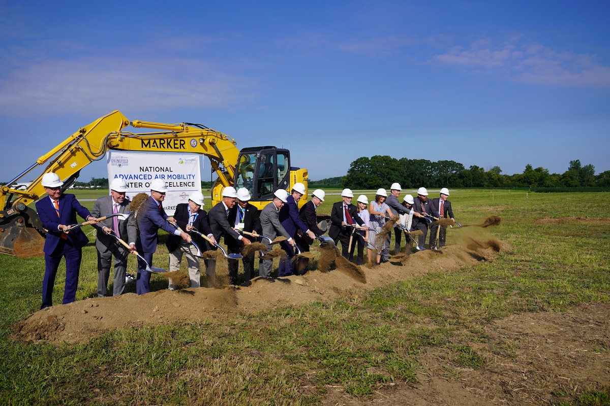 U.S. Air Force Breaks Ground on National Advanced Air Mobility Center