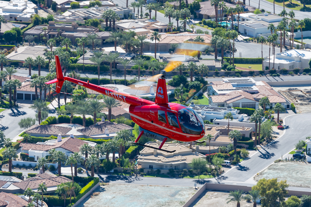 Robinson R44 helicopter