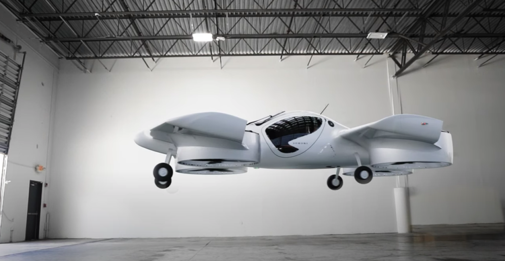 Doroni Aerospace first manned personal eVTOL test flight in the United States