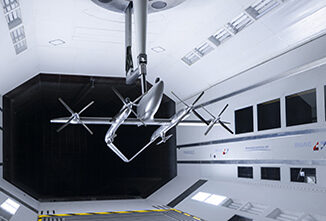 Textron eAviation Nexus eVTOL wind tunnel testing