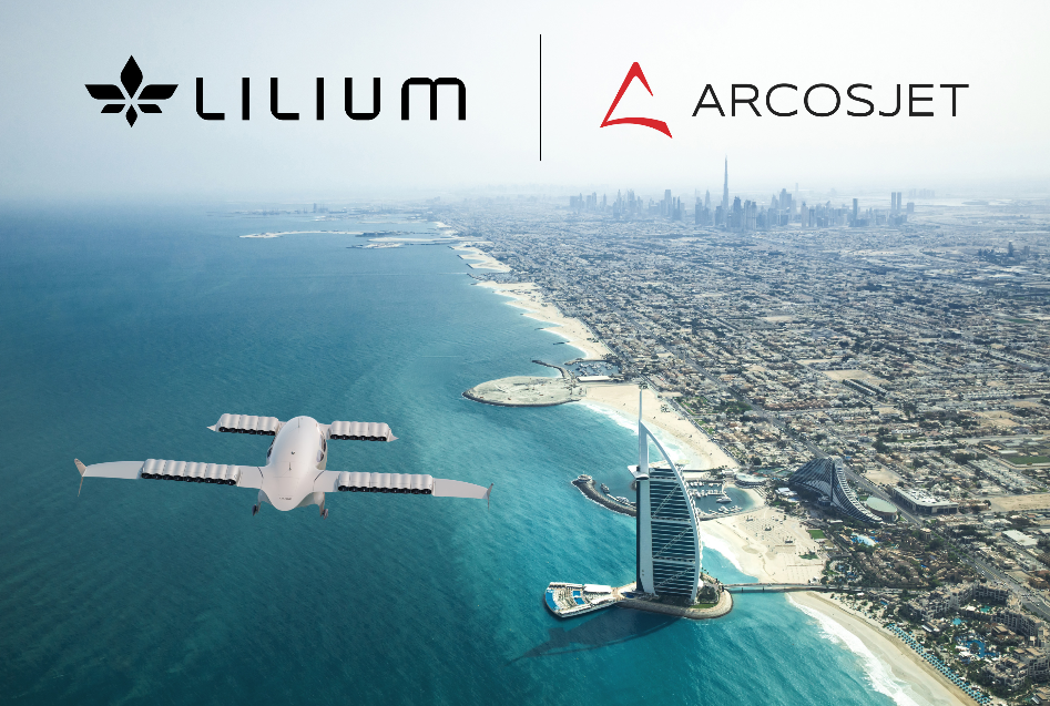 ArcosJet authorized dealer for Lilium Jet in the Middle East