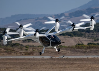 Joby Aviation flight testing with pilots on board