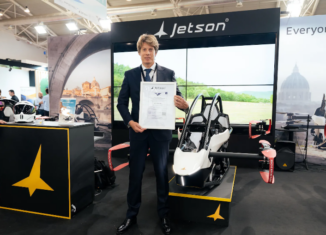 Jetson First Certified Ultralight eVTOL in Italy