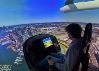 Ohio State University Students Fly eVTOL Simulators