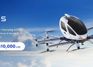 EHang Unveils Suggested Retail Price for Pilotless Passenger-Carrying eVTOL