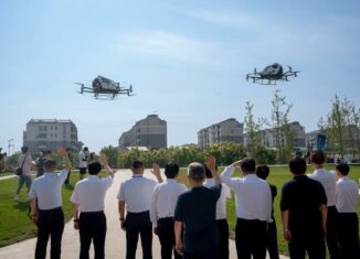 Xishan Tourism Receives First Batch of EHang Pilotless eVTOL Aircraft
