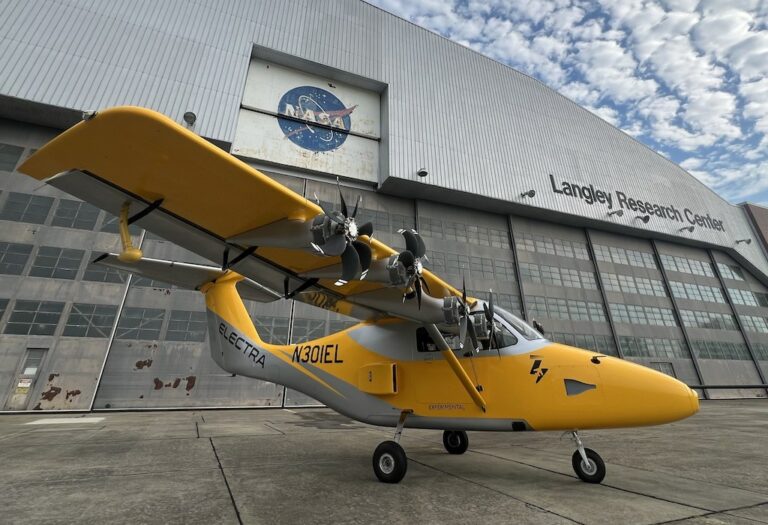 eSTOL Piloted Electric Aircraft Flies at NASA Langley
