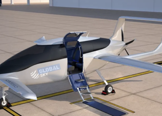 Electric hybrid aircraft by VoltAero