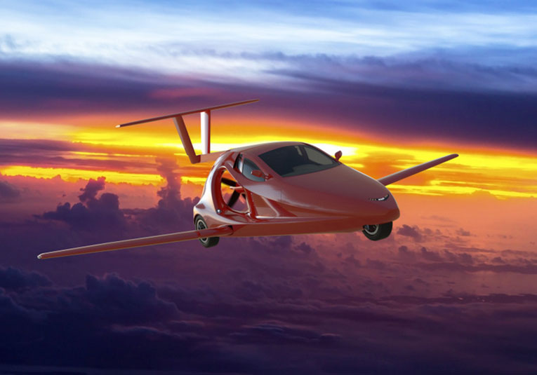 Flying sports car, Switchblade, from Samson Sky.