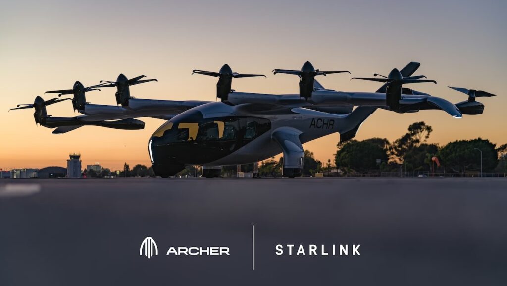 Starlink Connectivity to Be Installed in Archer’s Midnight Air Taxi