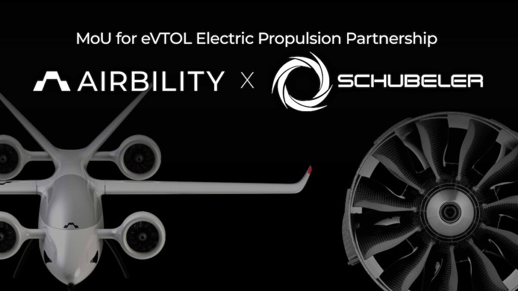 Airbility & Schübeler Partner to Advance EDF Propulsion for High-Speed eVTOLs