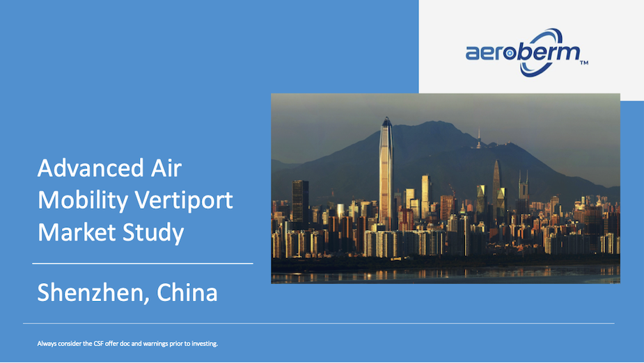 Aeroberm Study Forecasts Passenger Vertipad Demand Across Greater Bay Area