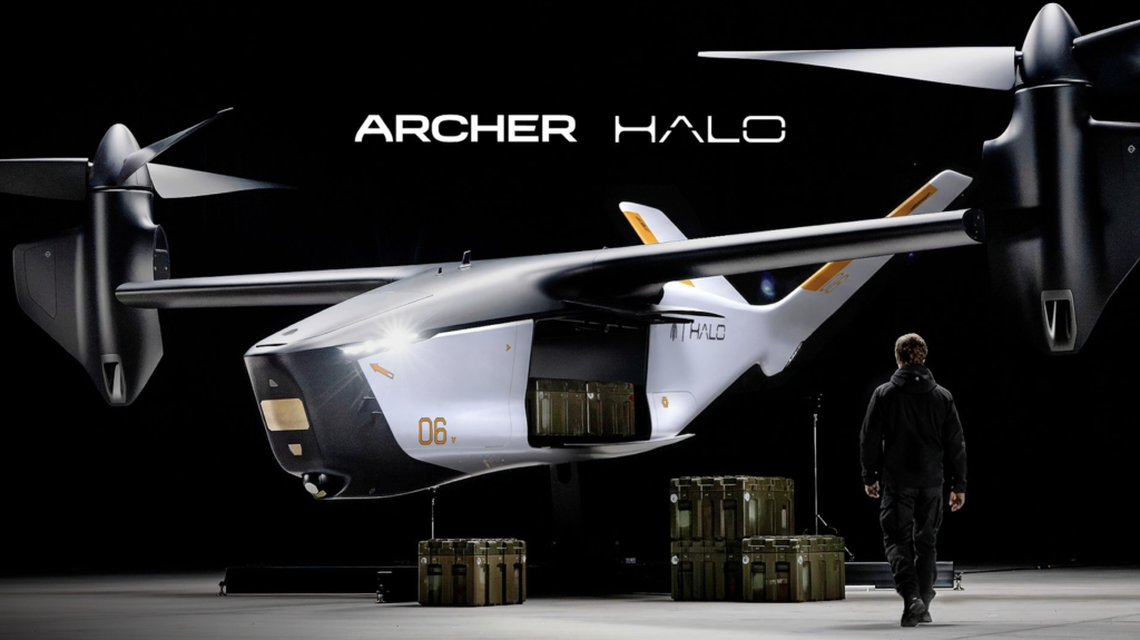 Archer Unveils Halo Dual-Use Autonomous Hybrid VTOL Platform