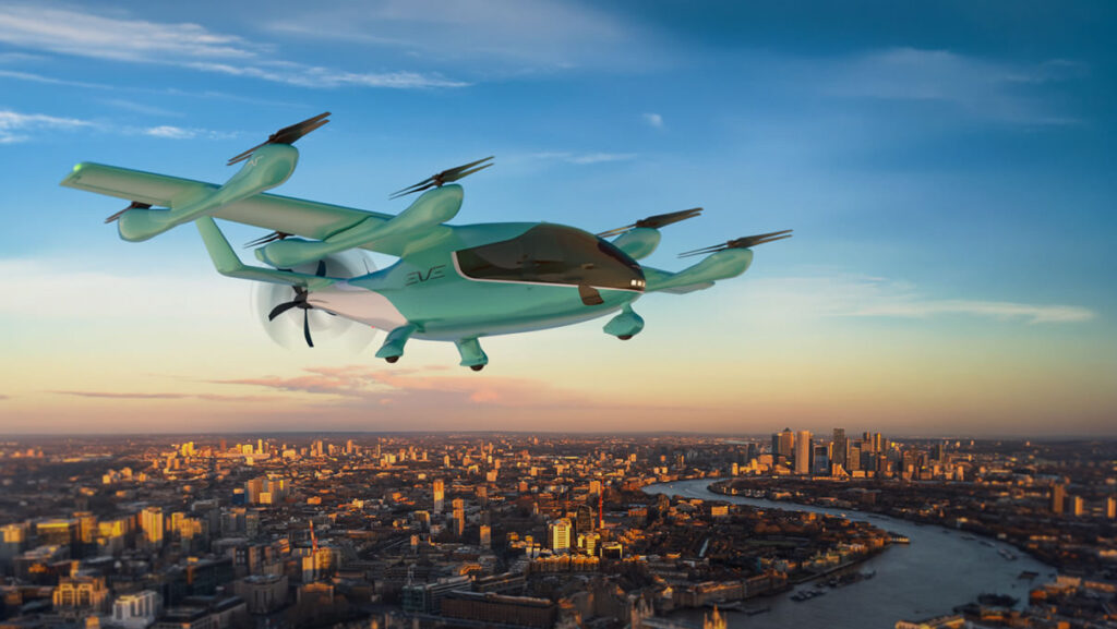 Eve Air Mobility to Showcase eVTOL Mock-Up & Flight Simulator at 2026 Farnborough Airshow