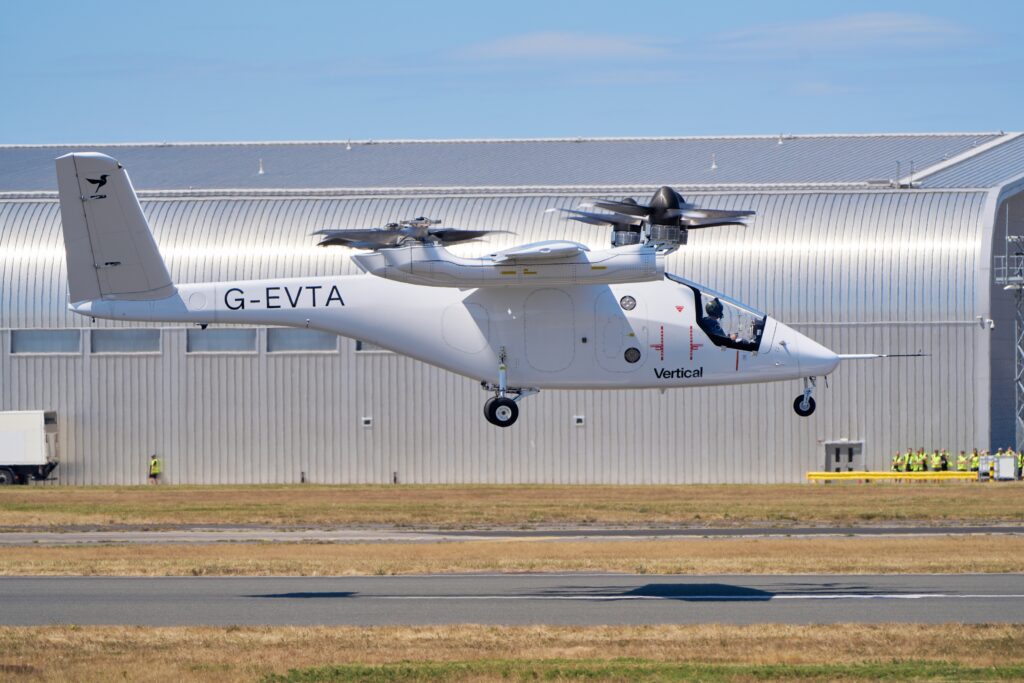 Vertical Aerospace Completes Public eVTOL Transition Flight at Farnborough