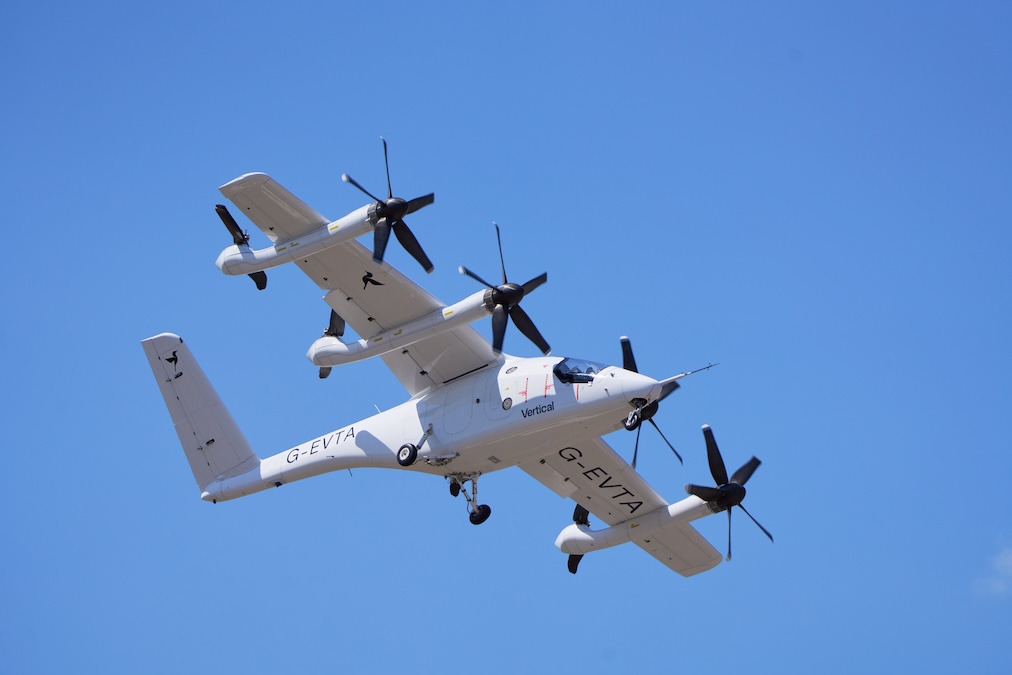 Vertical Aerospace Completes Public eVTOL Transition Flight at Farnborough