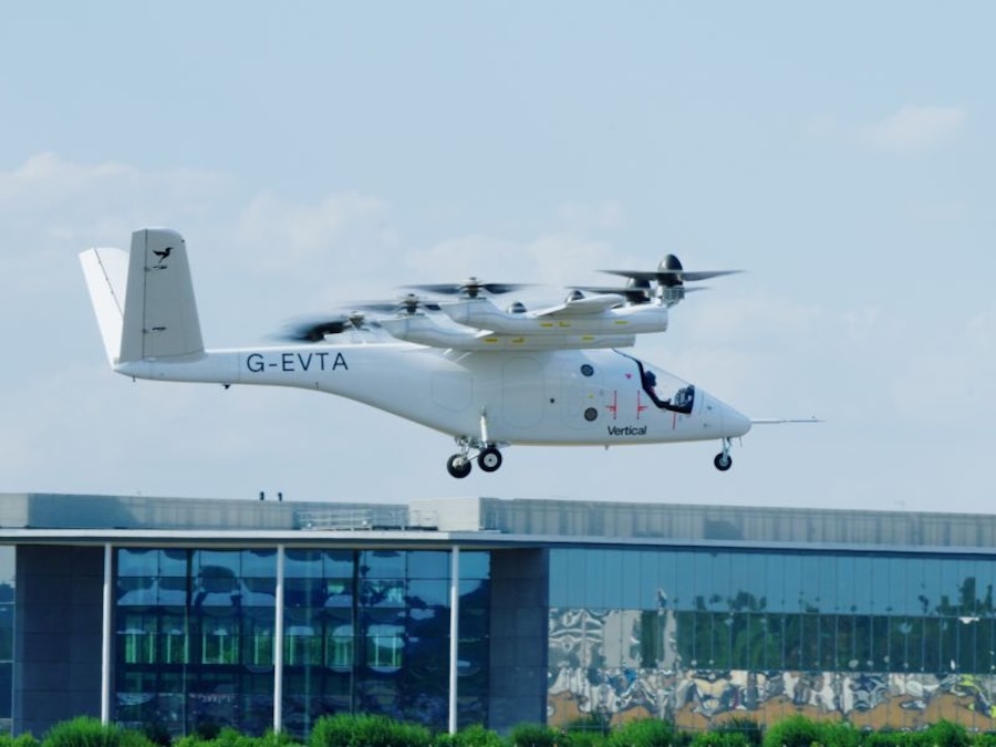 Vertical Aerospace to Fly Full-Scale eVTOL Prototype at Farnborough