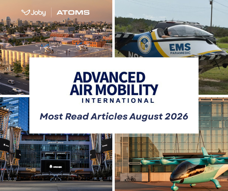 Most Read Articles on Advanced Air Mobility International in August 2026