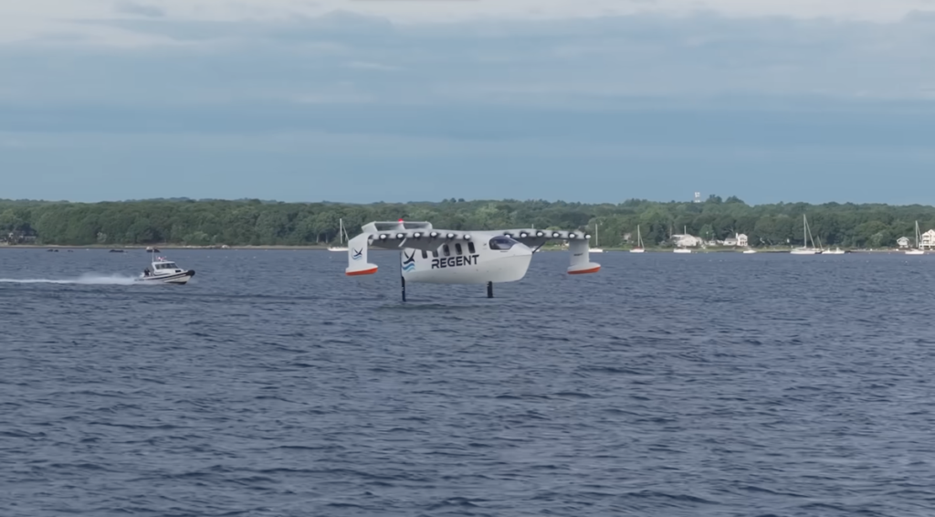 REGENT Achieves First Human-Crewed Seaglider Flight